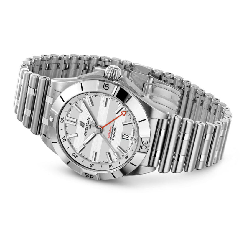 Breitling Chronomat GMT Six Nations England Limited Edition 40mm Men’s Watch – A323985B1A1A1