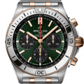 Breitling Chronomat B01 Chronograph 42 S&G Bezel Green